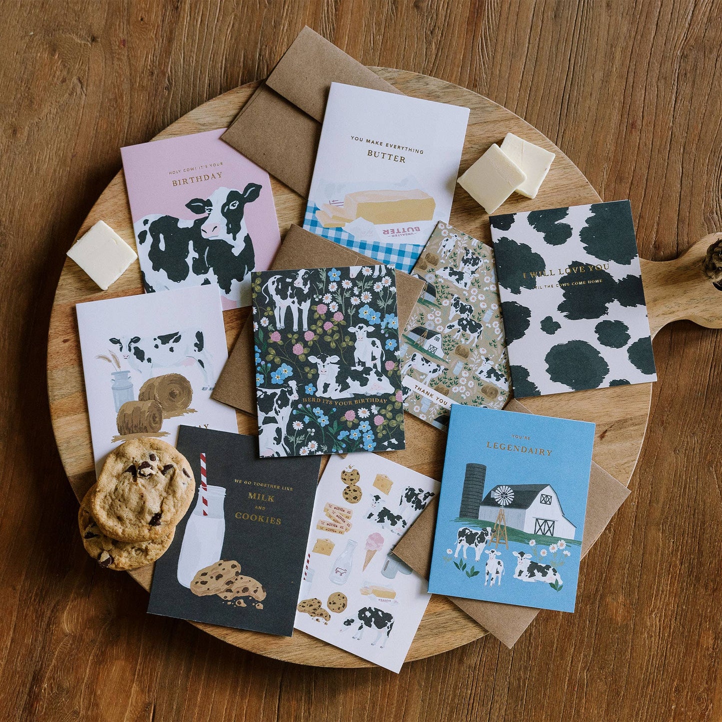 Paper Farm Press Holy Cow Birthday Card