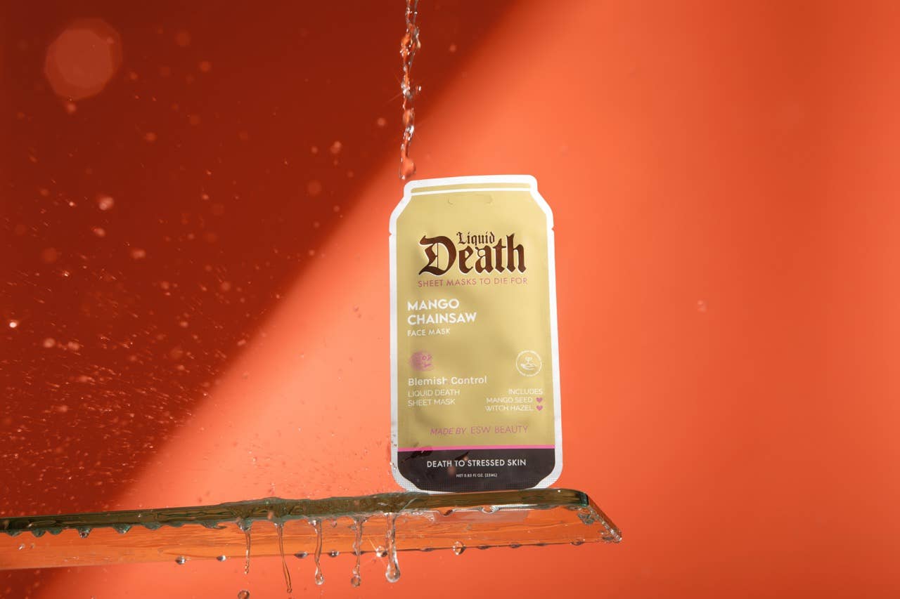 ESW Beauty Mango Chainsaw Liquid Death Blemish Control Face Mask