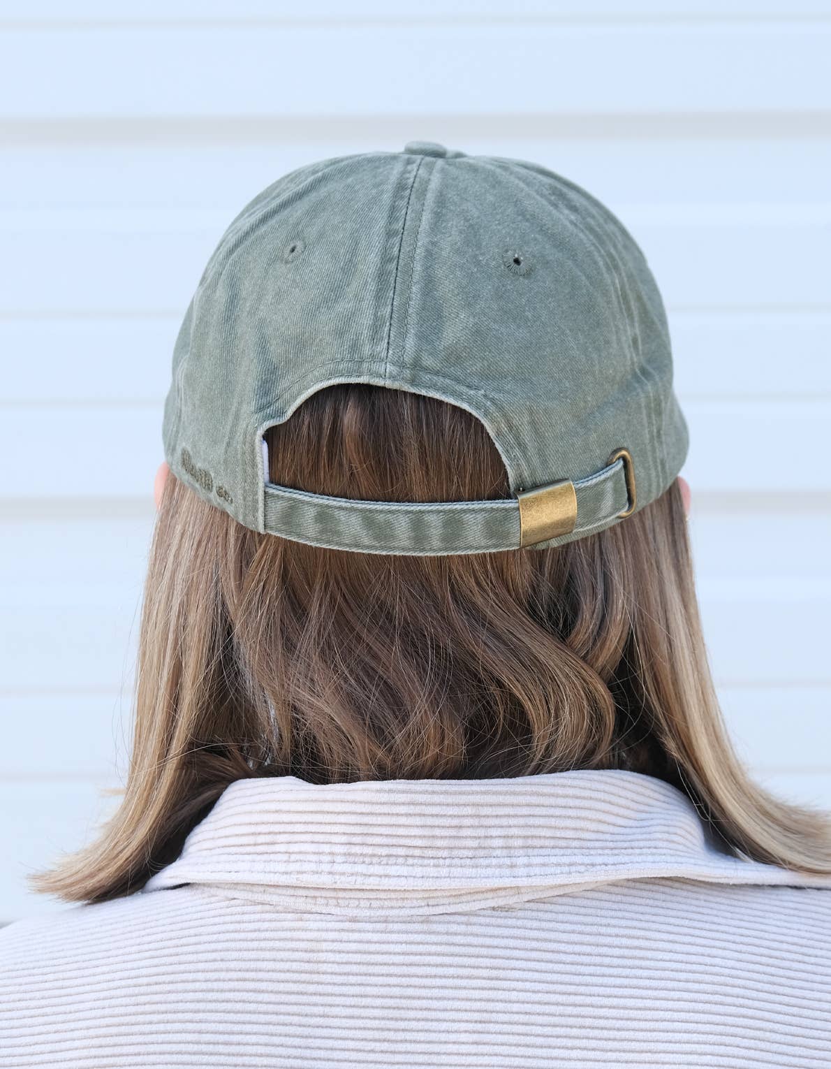 Idlewild Co. Tomato Vine Embroidered Hat, Washed Green