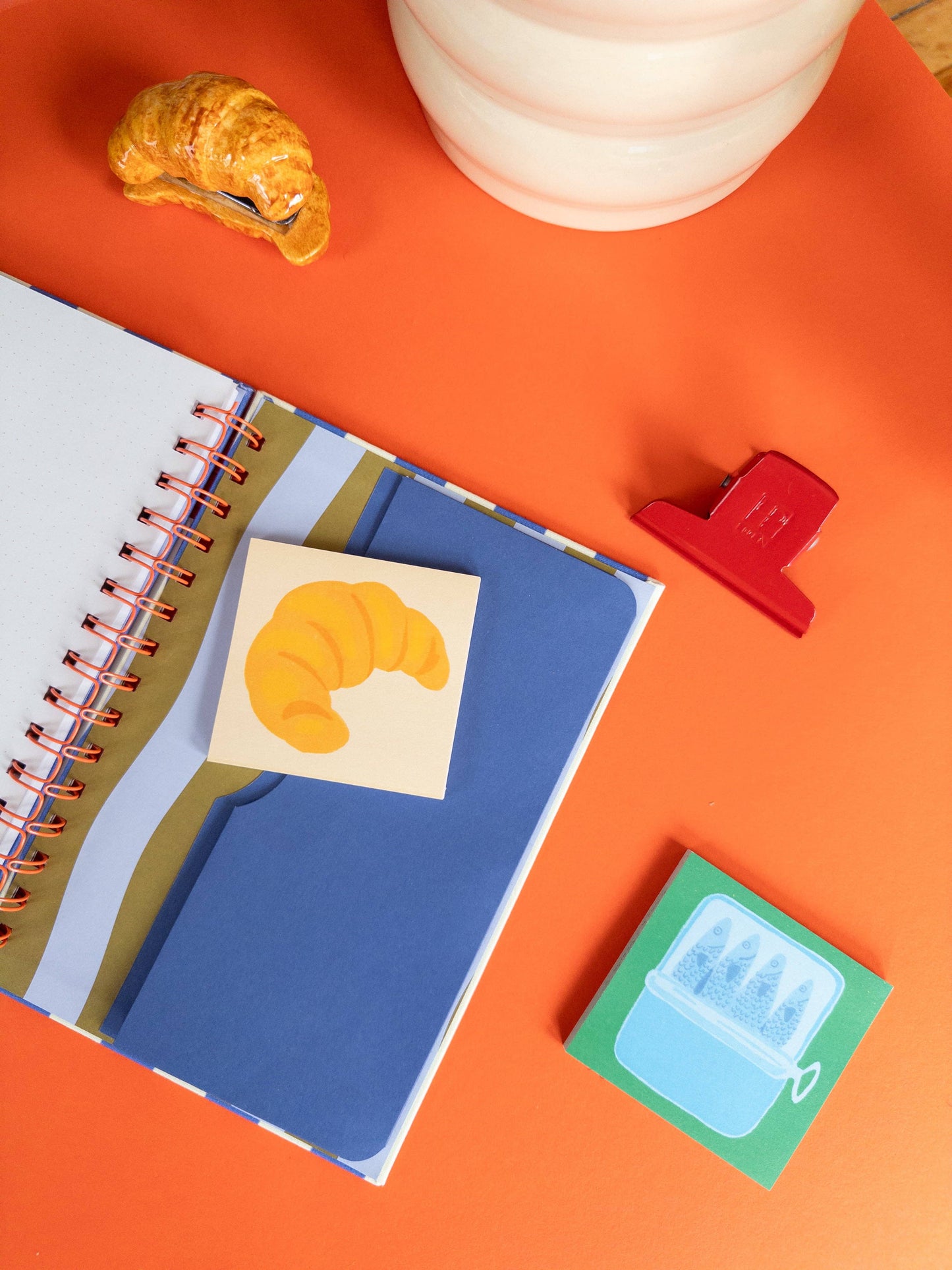 Mel Andrel Croissant Sticky Notes