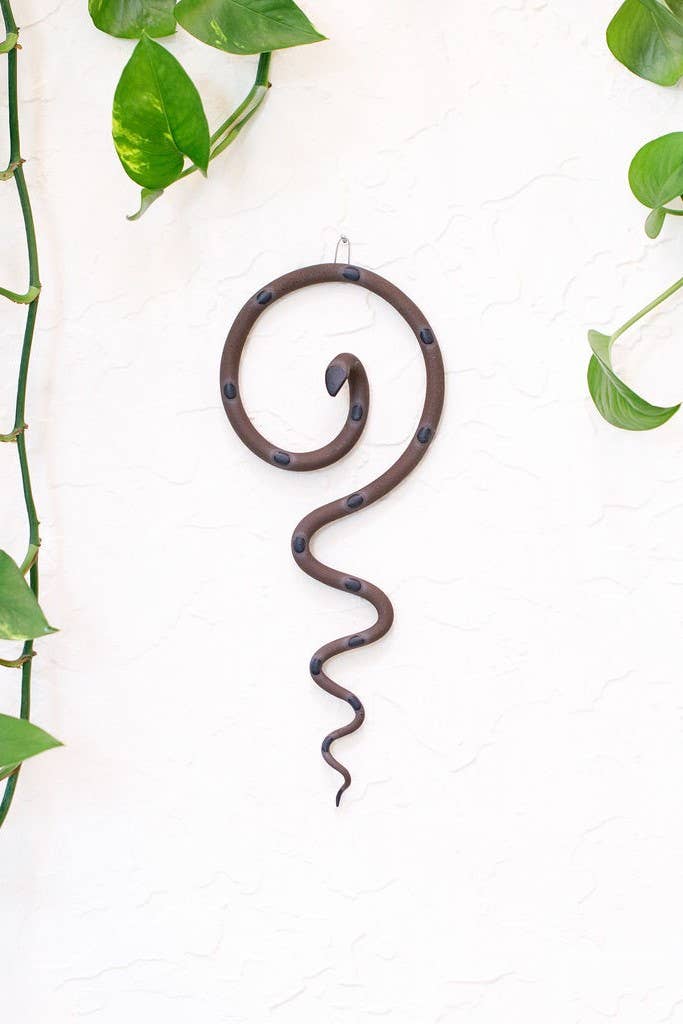 Carter + Rose Medium Ceramic Wall Snake