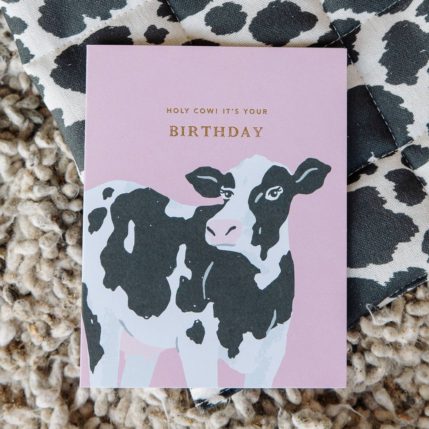 Paper Farm Press Holy Cow Birthday Card