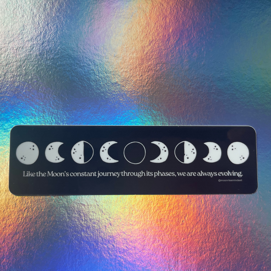 Moonrise Mindset Moon Phases Sticker