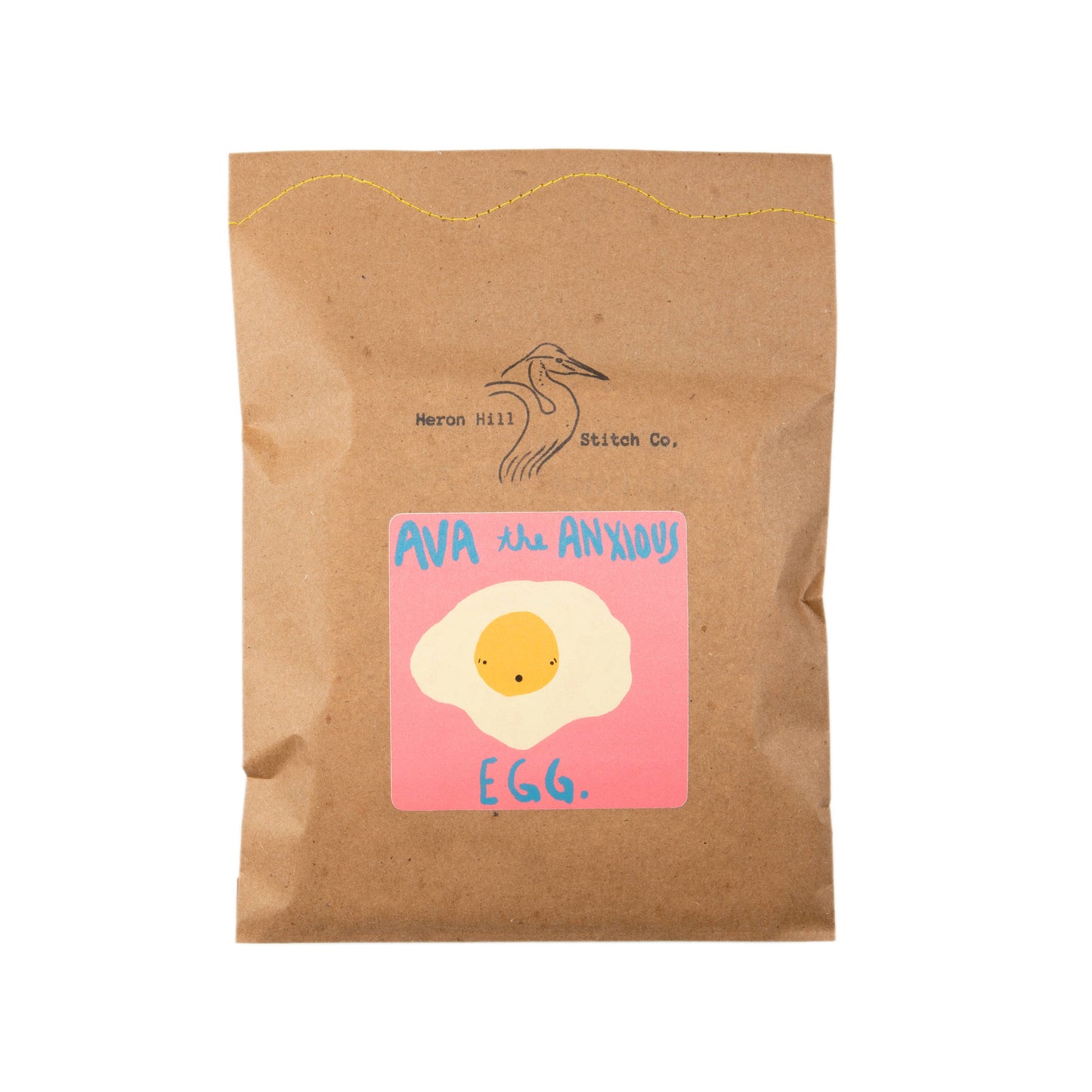 Heron Hill Stitch Co. | Ava the Anxious Egg - DIY Craft Kit