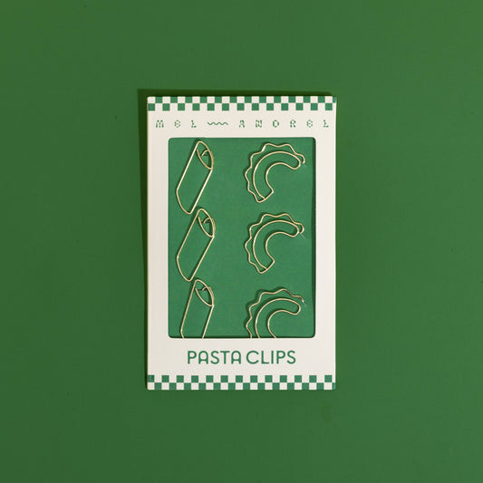 Mel Andrel Pasta Paper Clips - Creste di Gallo + Penne