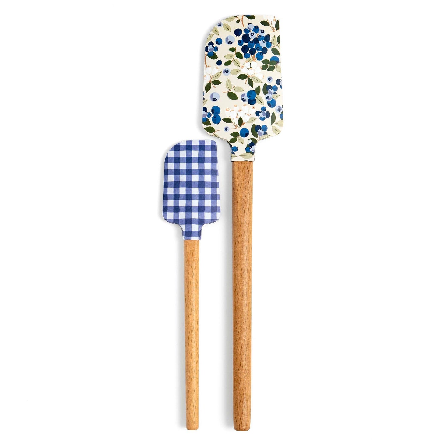 Paper Farm Press Blueberry Field Silicone Kitchen Spatulas Set