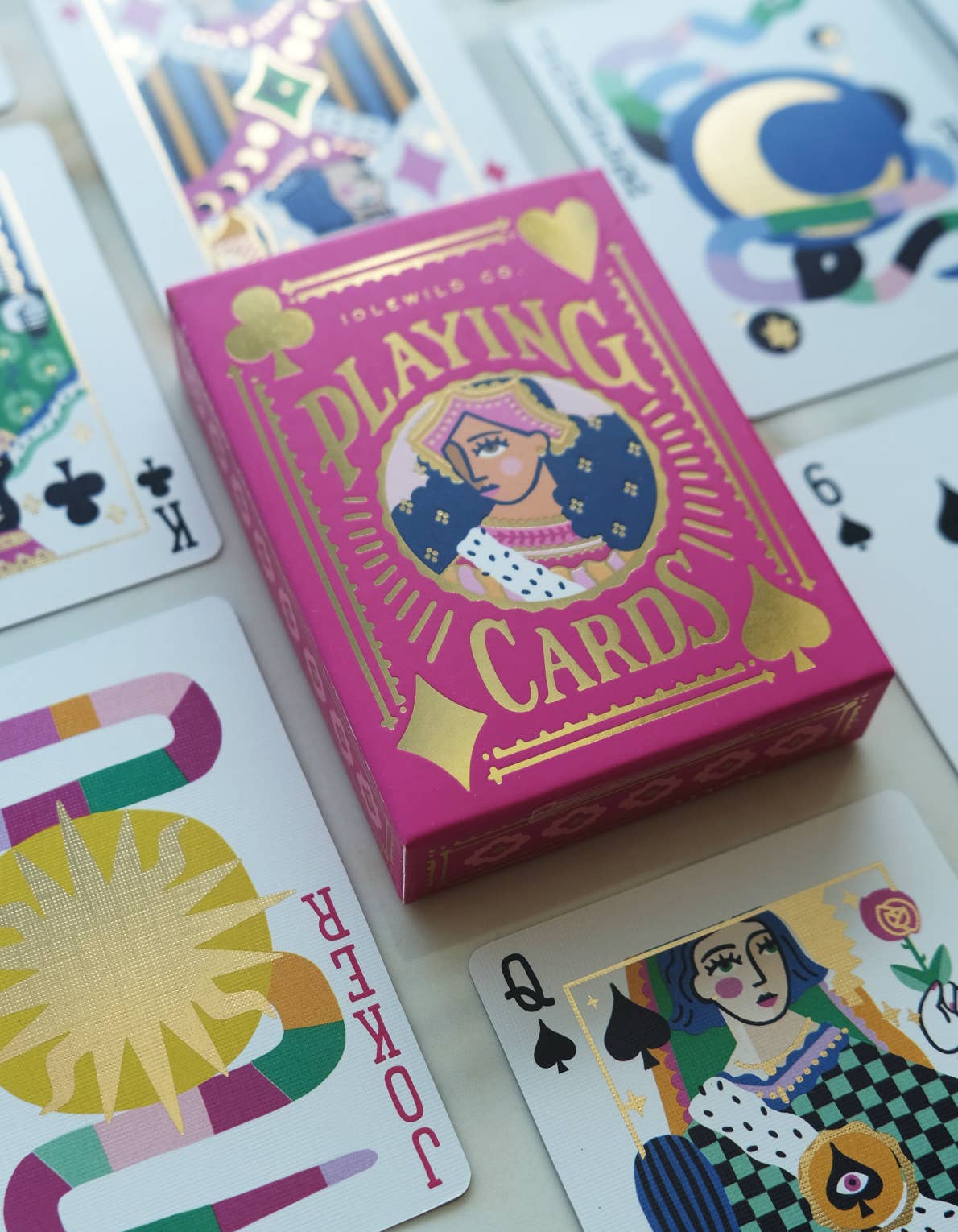 Idlewild Co. Neon Royals Playing Cards | Standard Deck