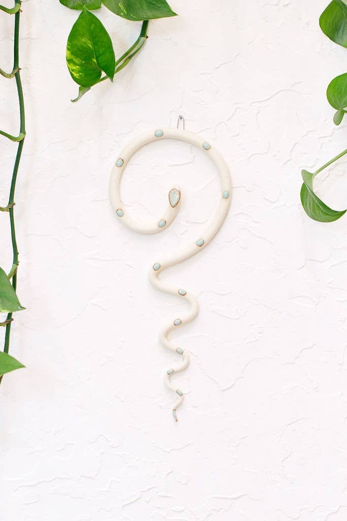 Carter + Rose Medium Ceramic Wall Snake