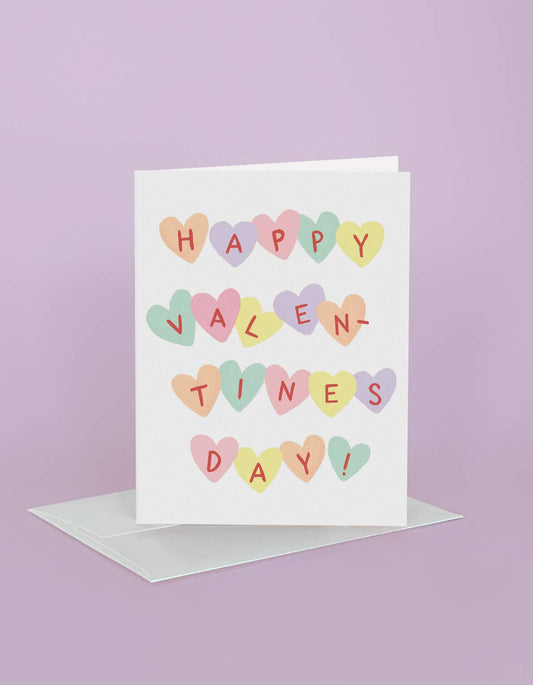 Idlewild Co. Conversation Hearts Valendtine's Day Greeting Card