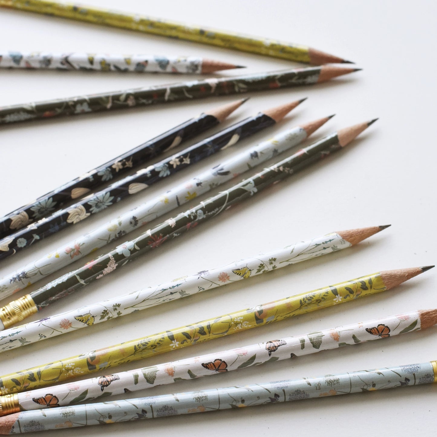 June December Fluttery Mix Terrarium Pencils