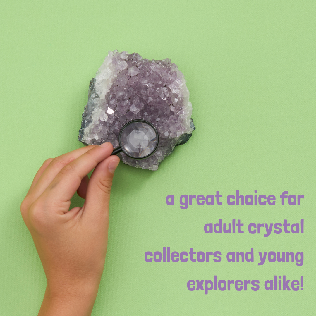 GeoCentral Natural Amethyst and Citrine Clusters