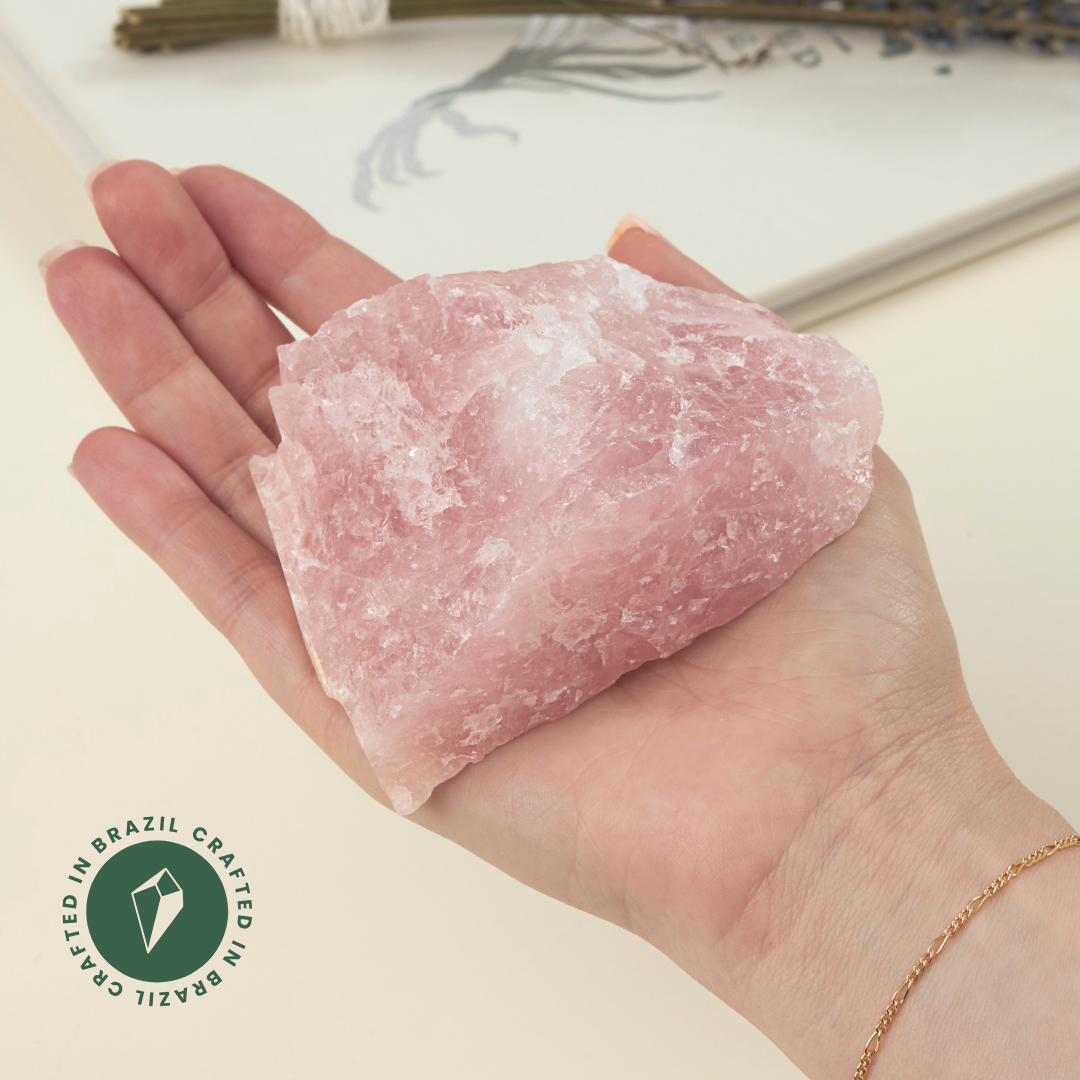 GeoCentral Rose Quartz Clusters (3" - 4")