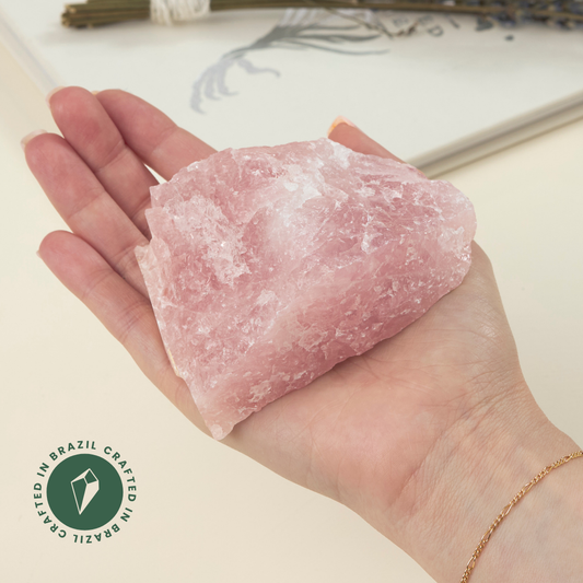 GeoCentral Rose Quartz Clusters (3" - 4")