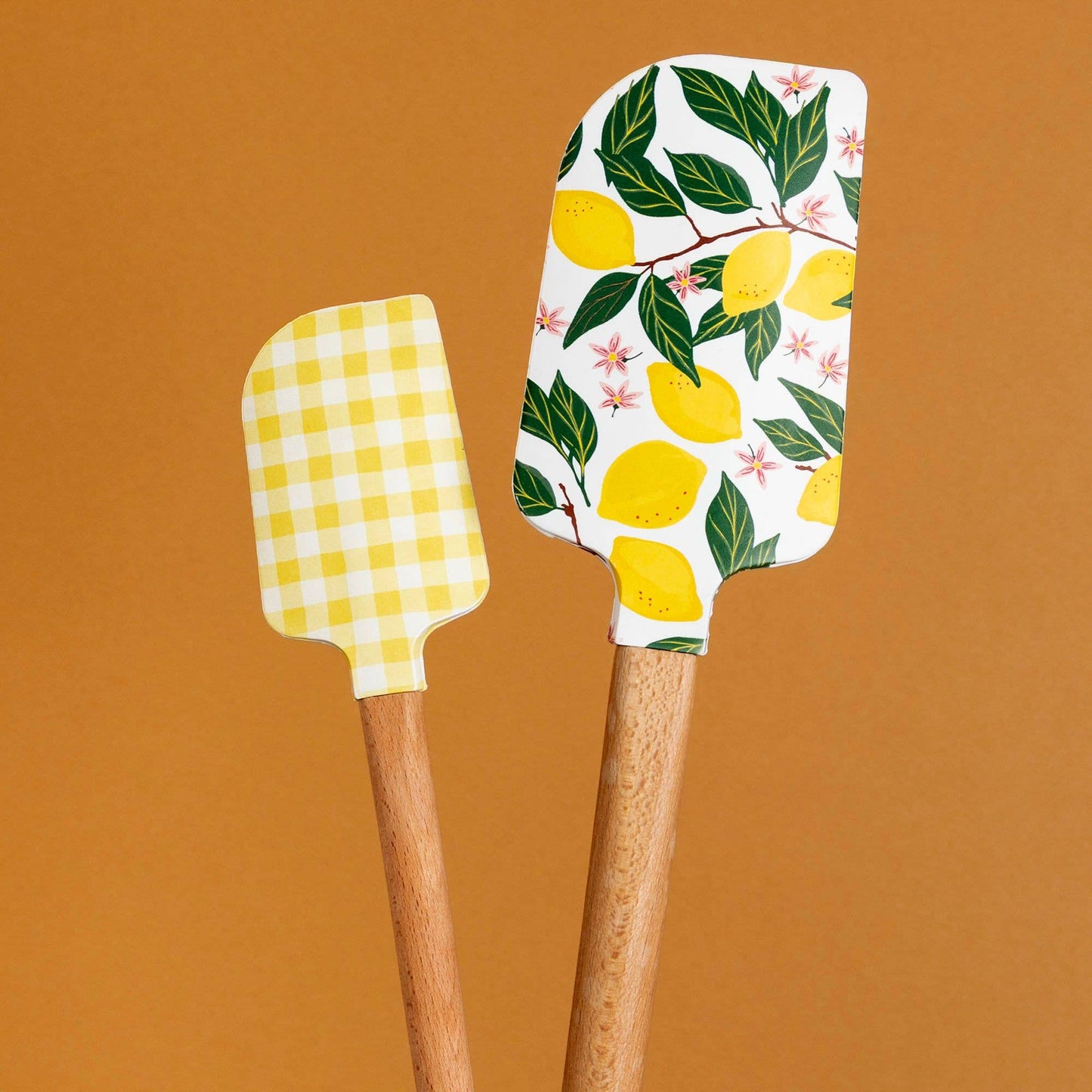 Paper Farm Press Lemon Grove Silicone Kitchen Spatulas Set