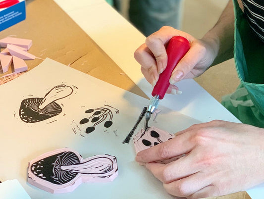 Fall Foliage Linoleum Printmaking Workshop 11.15.25