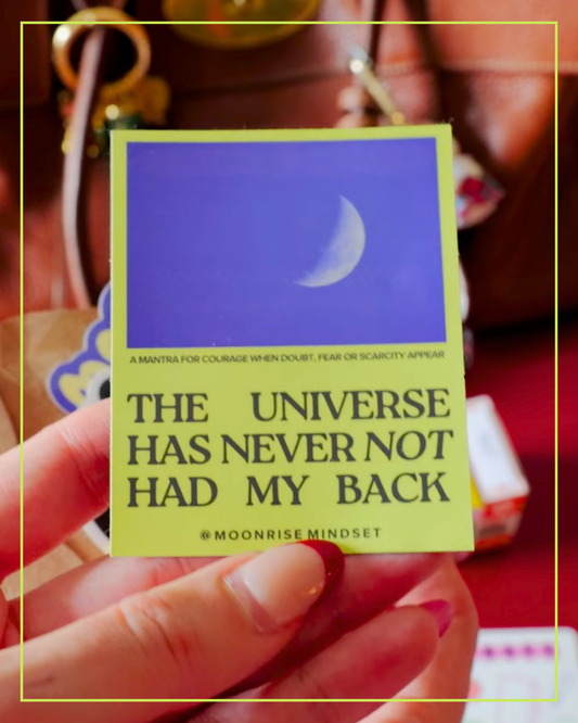 Moonrise Mindset Universe Sticker