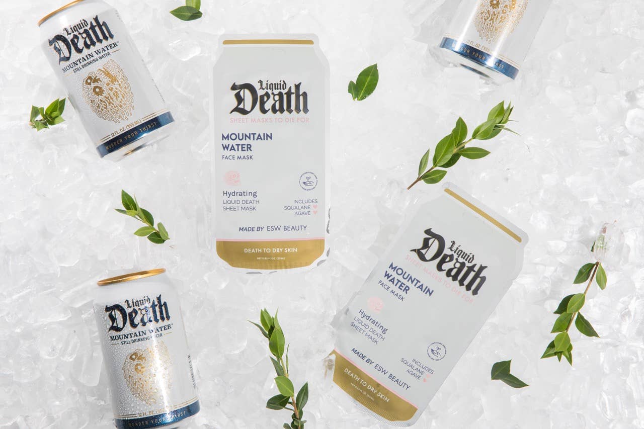 ESW Beauty Mountain Water Liquid Death Hydrating Face Mask