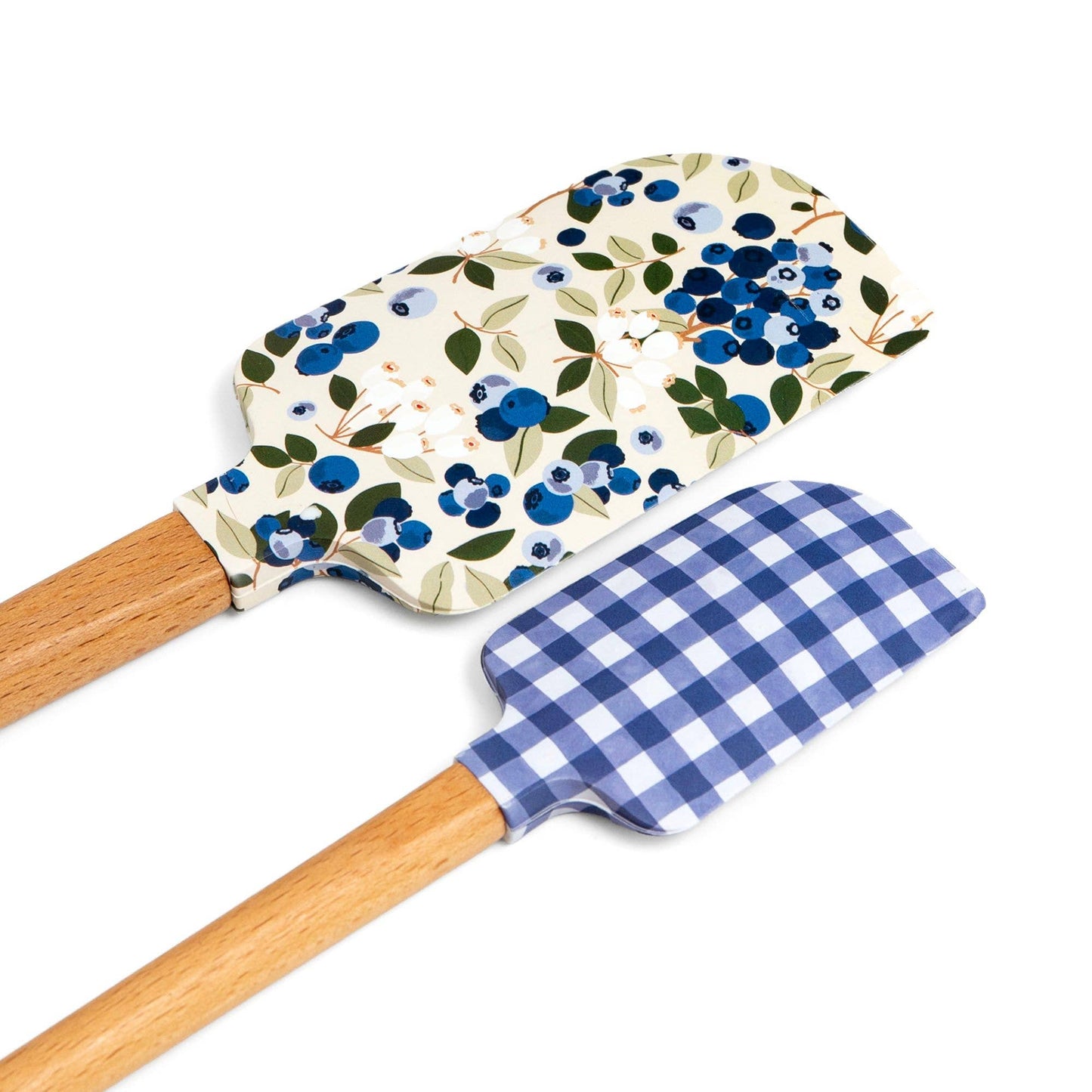 Paper Farm Press Blueberry Field Silicone Kitchen Spatulas Set