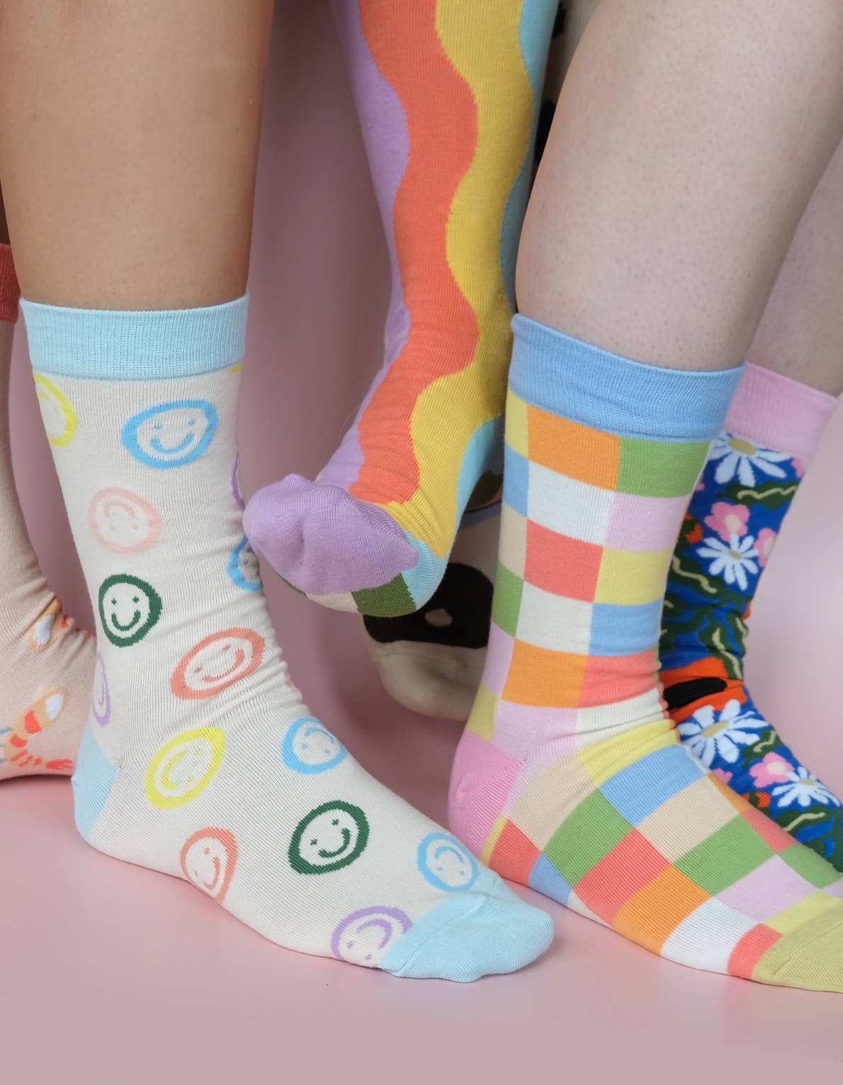 Idlewild Co. Evil Eye 100% Cotton Women's Crew Socks