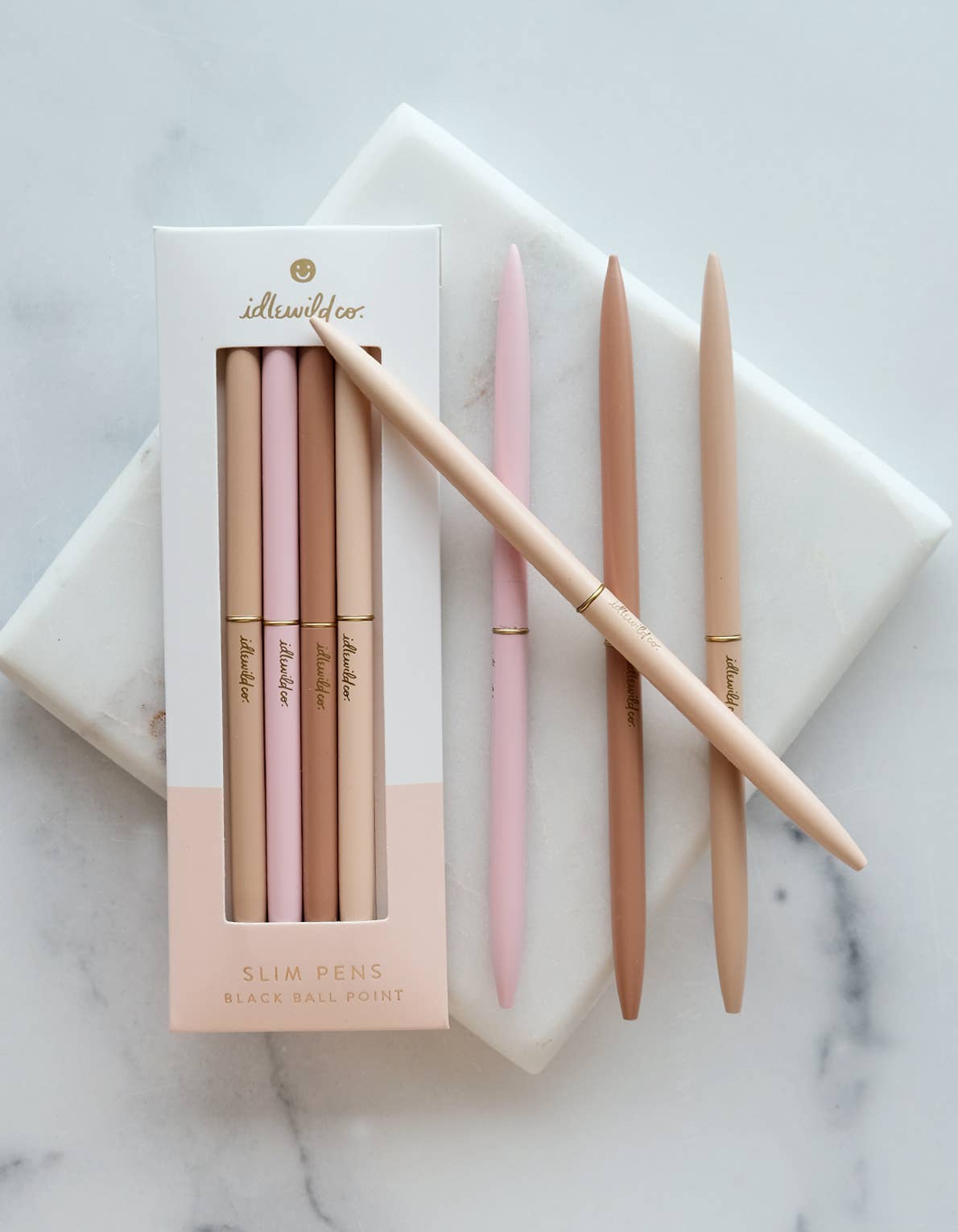 Idlewild Co. Slim Pens Set of Four | Spectrum Nude Blush