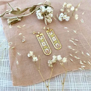 Ferro + Fawn Beaded Whim Earrings