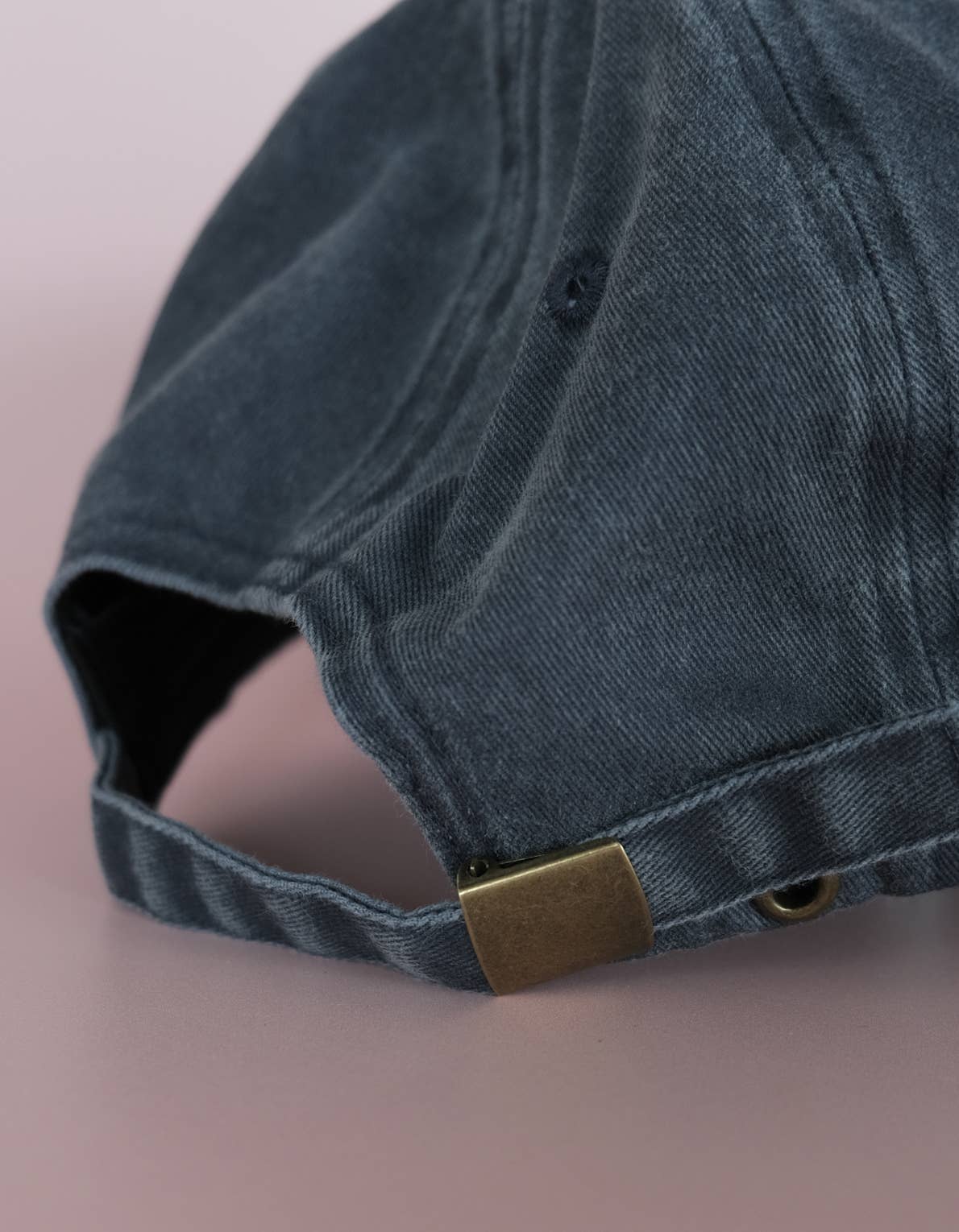 Idlewild Co. Embroidered Hat | Oyster, Washed Navy Color