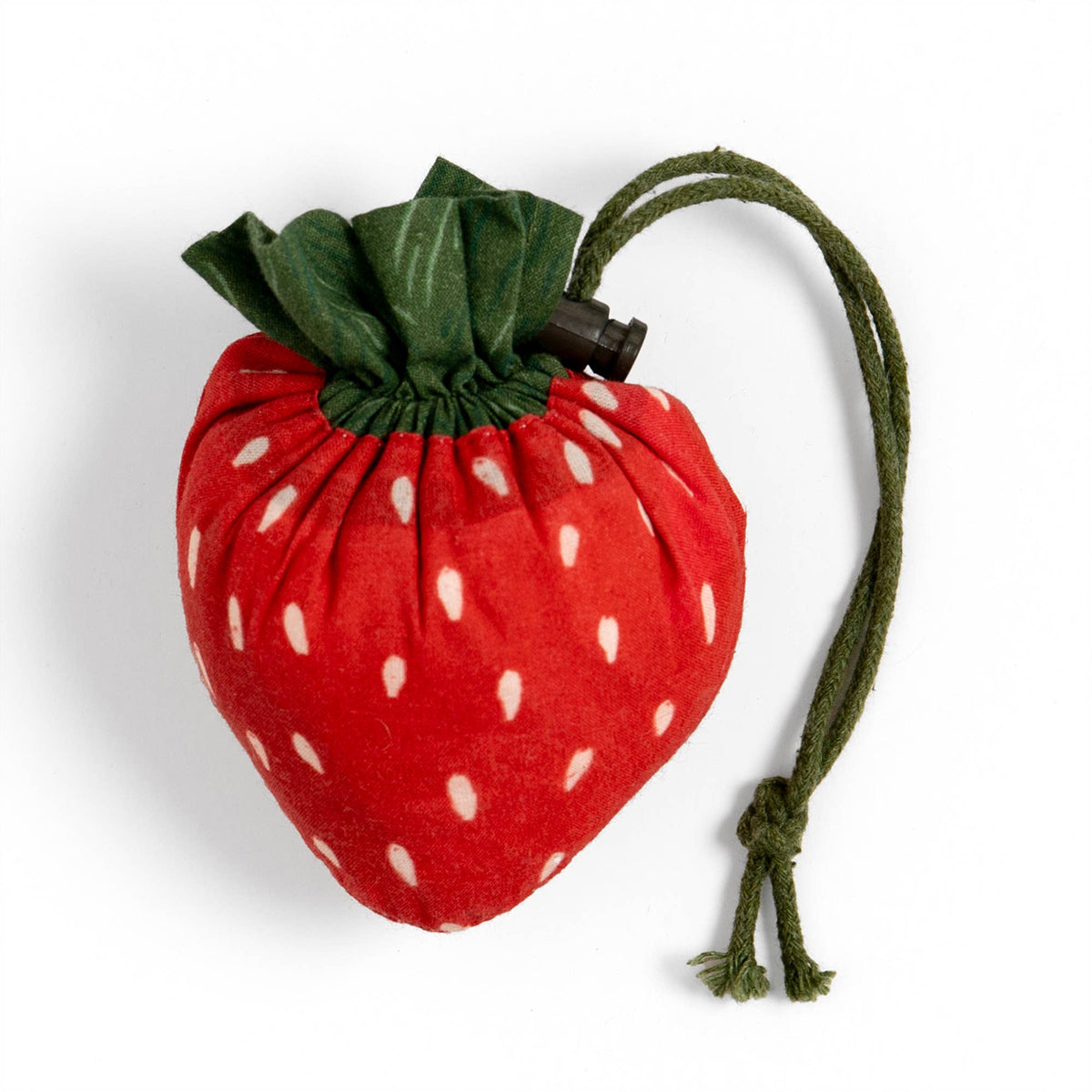 Paper Farm Press Strawberry Foldable Market Tote Bag