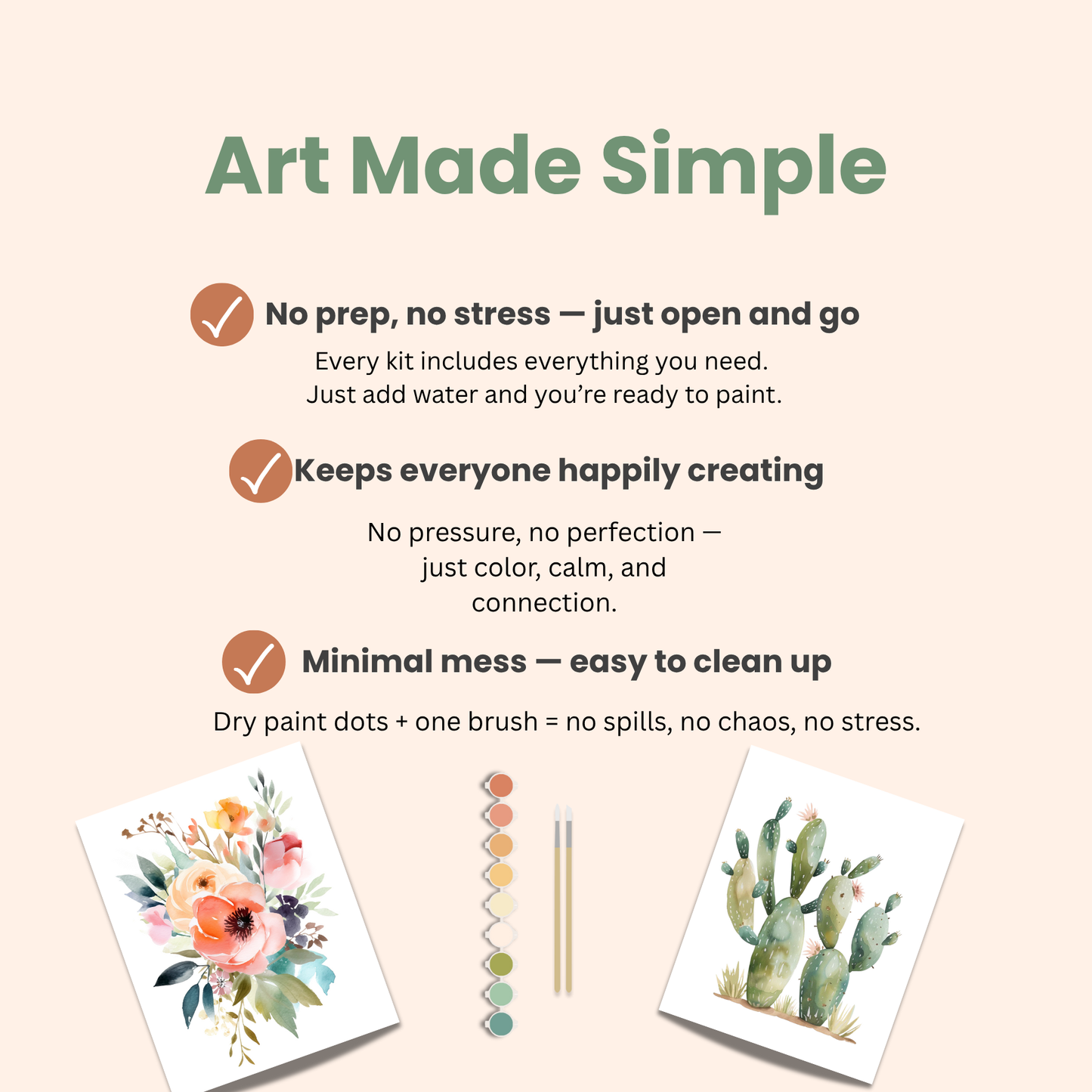 Breathe People All-In-One Watercolor Paint Set - Ranunculus Blooms
