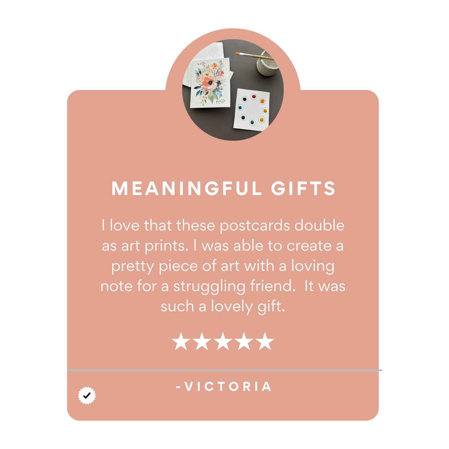Breathe People All in One Watercolor Prints/ Postcards : Abstract Flowers