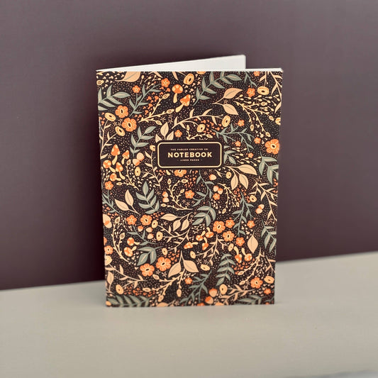 The Fabled Creative Co. Lined Notebook - Wicked Wildflowers