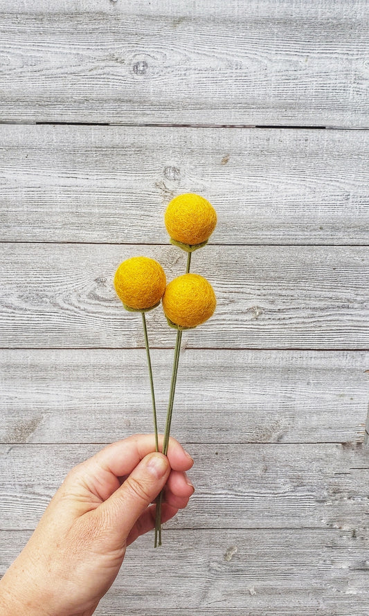 Madymae Felt Florals Felt Billy Ball