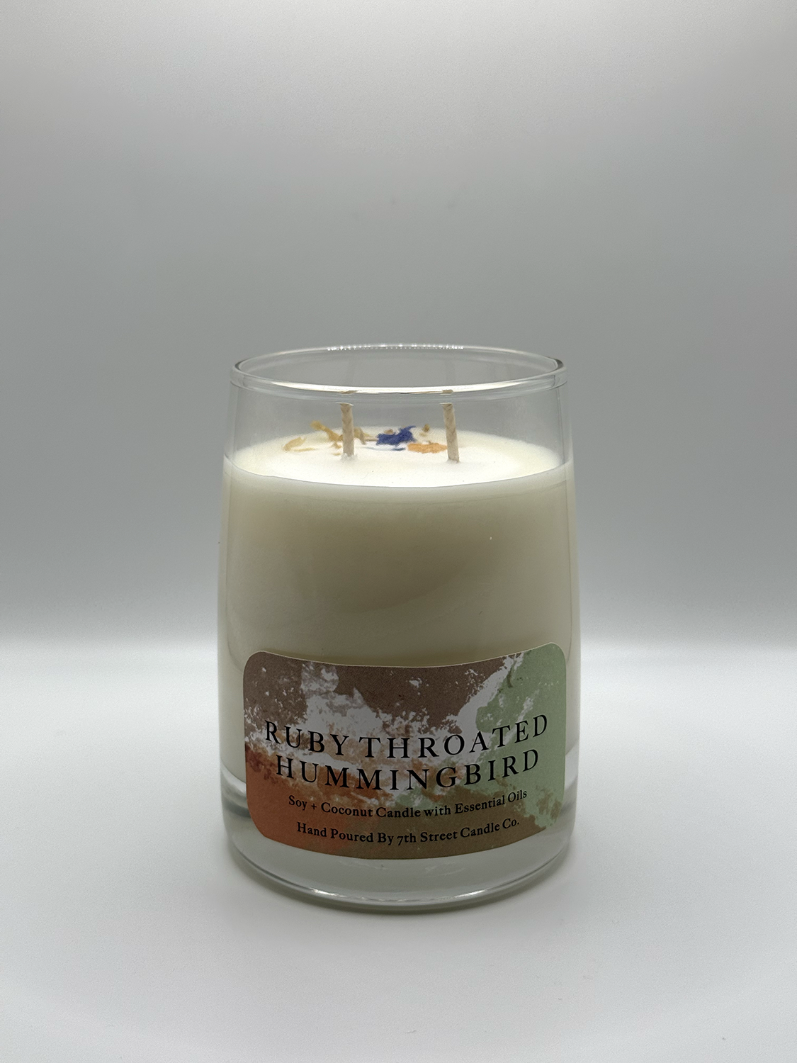 Ruby-Throated Hummingbird Candle