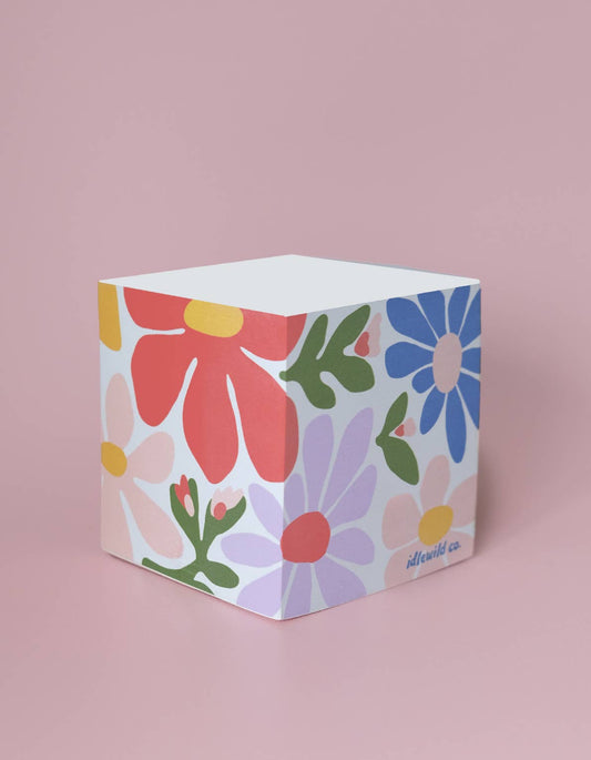 Idlewild Co. Sticky Note Cube | Primary Blooms