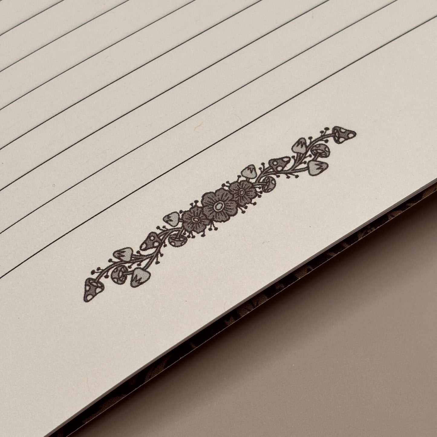 The Fabled Creative Co. Lined Notebook Strawberry Blooms