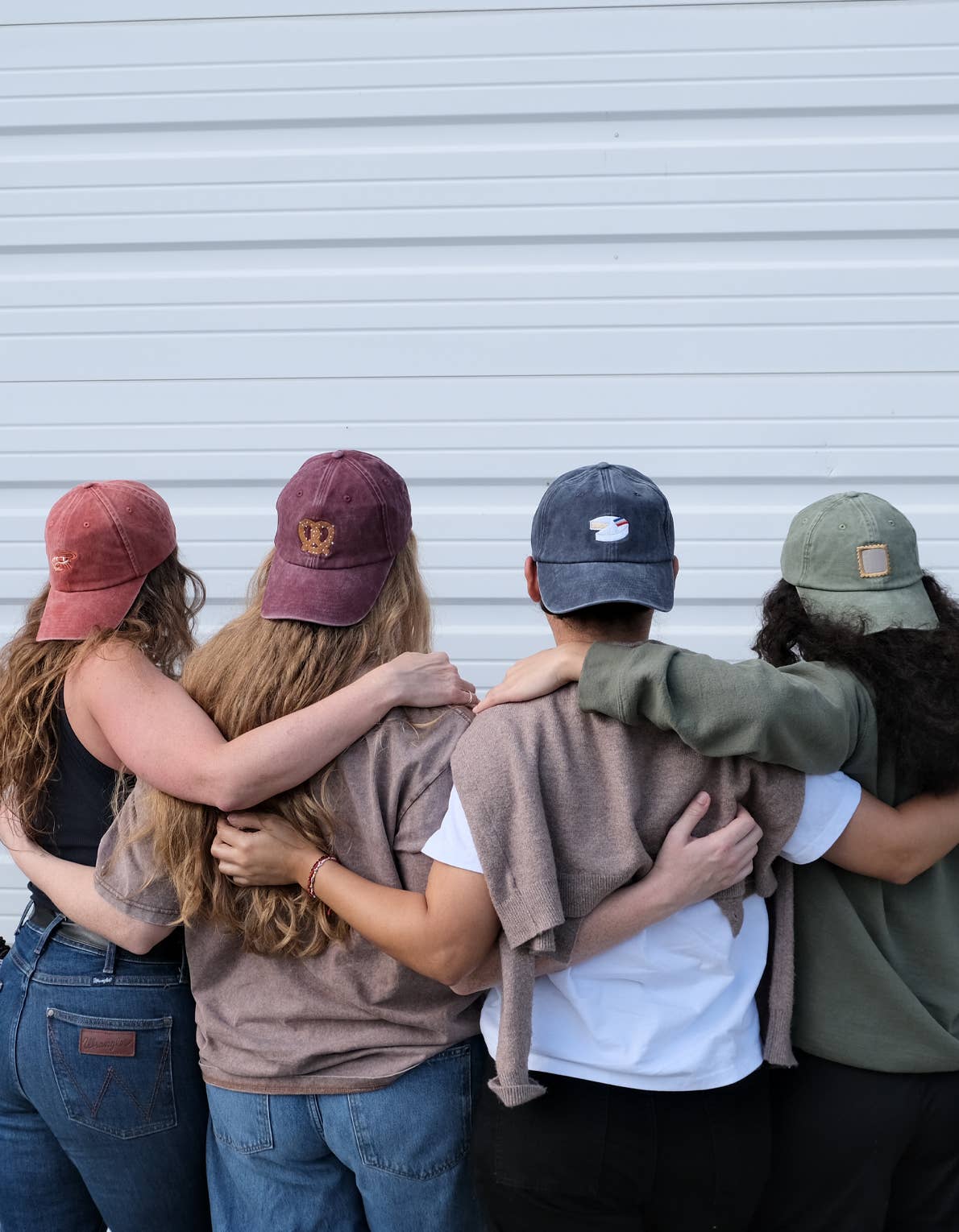 Idlewild Co. Shrimp Embroidered Hat, Washed Brick Color