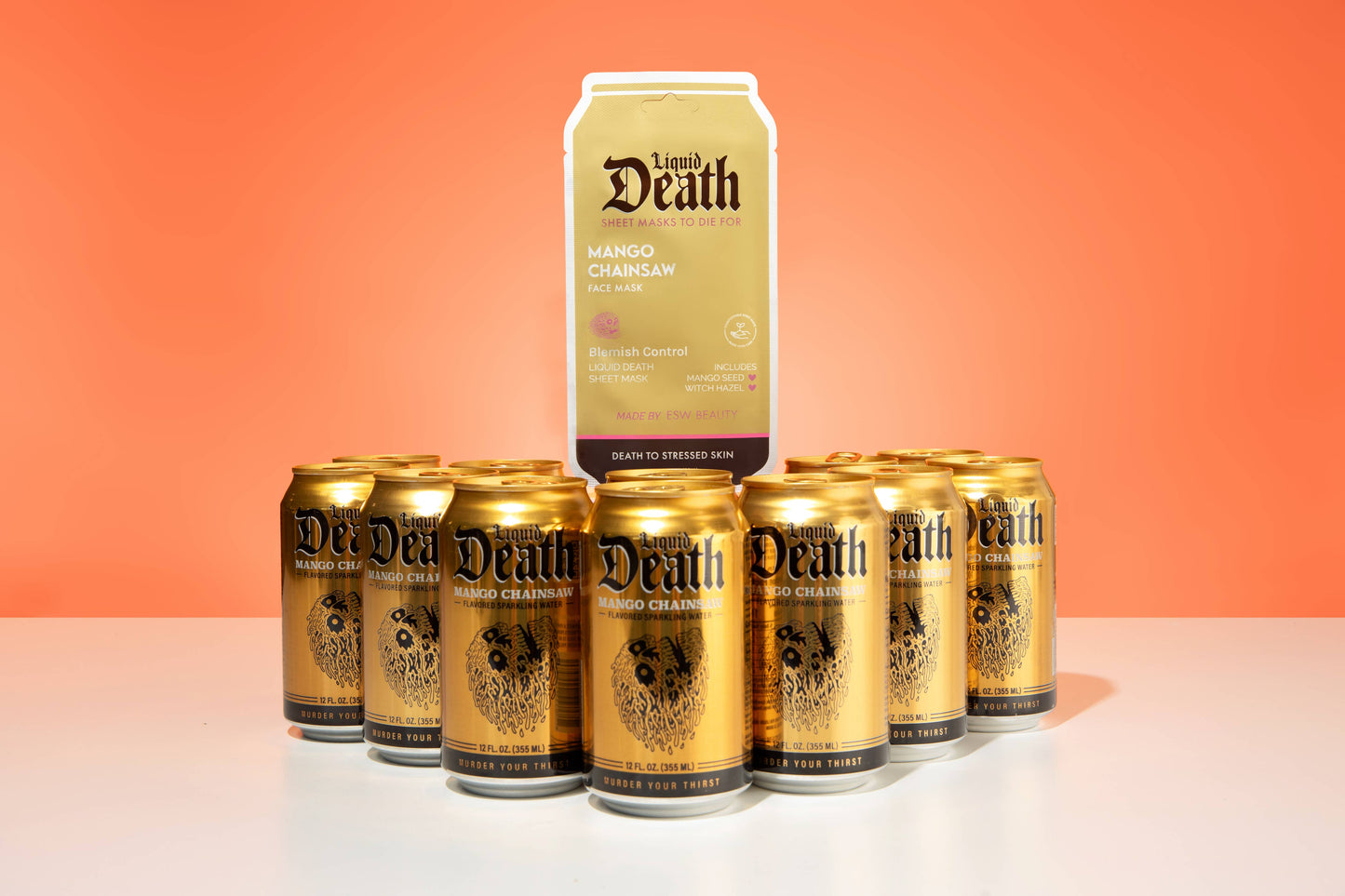 ESW Beauty Mango Chainsaw Liquid Death Blemish Control Face Mask