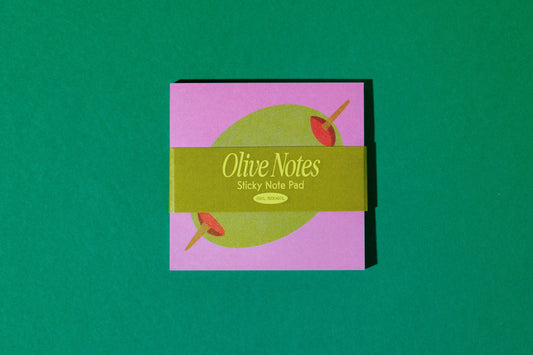 Mel Andrel Olive Sticky Notes