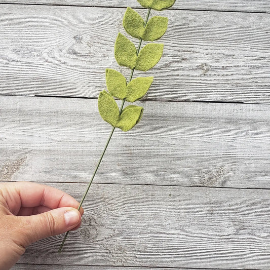 Madymae Felt Florals Felt Vine Stem