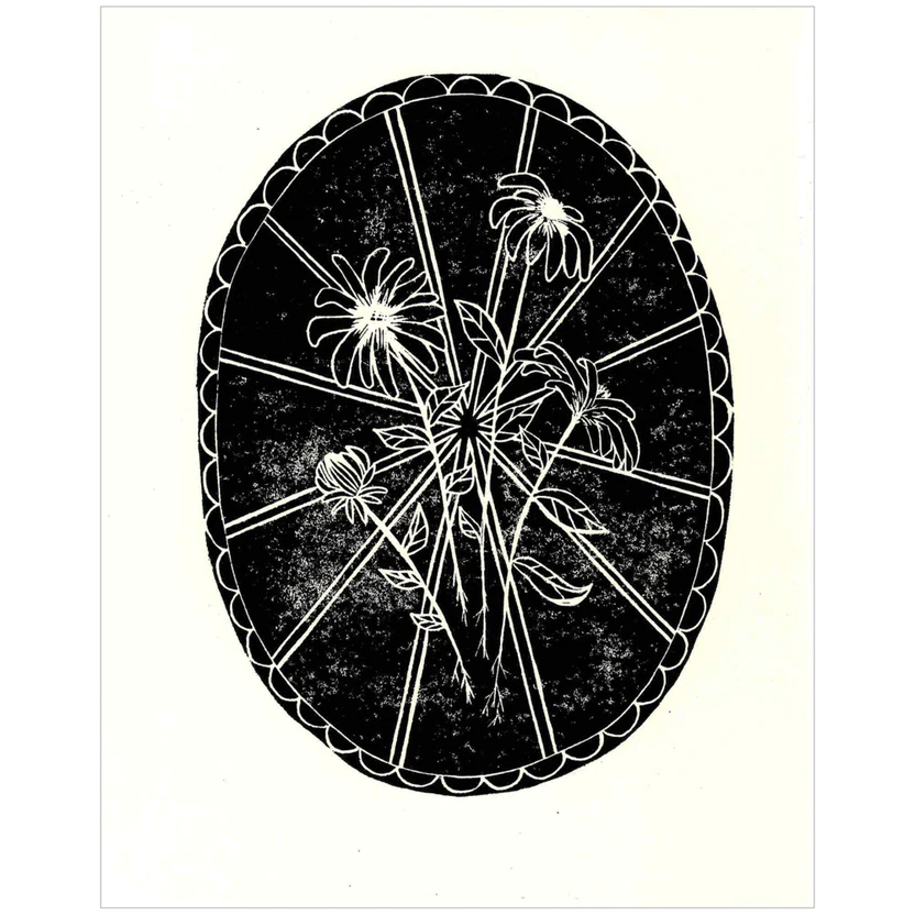 Little Green Press ATX Brown Eyed Susan Print