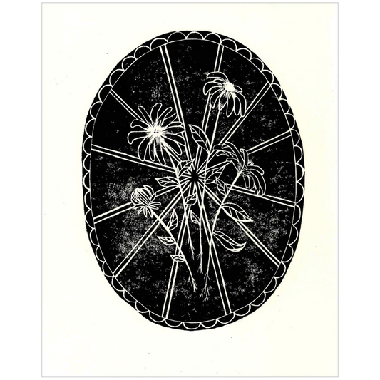 Little Green Press ATX Brown Eyed Susan Print