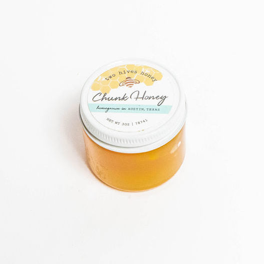 Two Hives Honey - 3 oz Chunky Honey