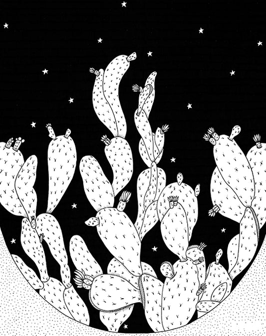 Laura Clay Art Curvature Print
