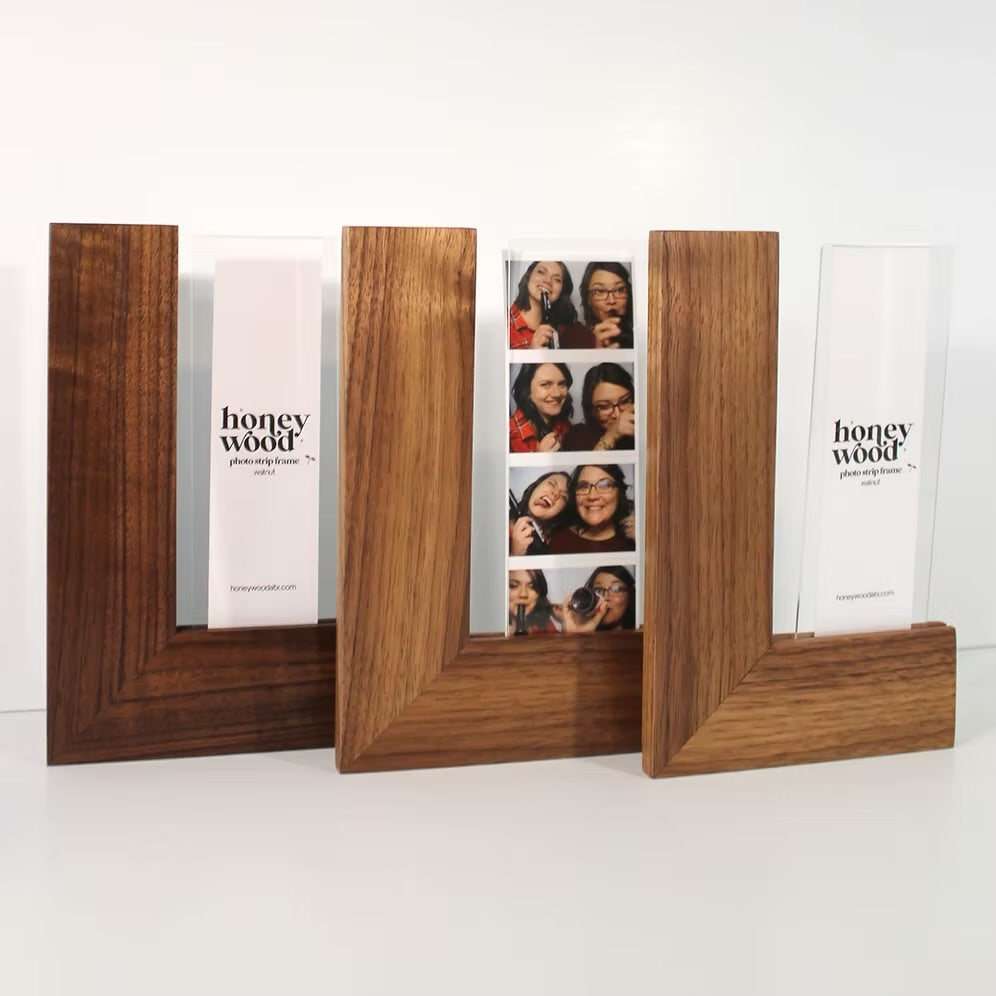 Honey Wood ATX Photo Strip Standing Frame