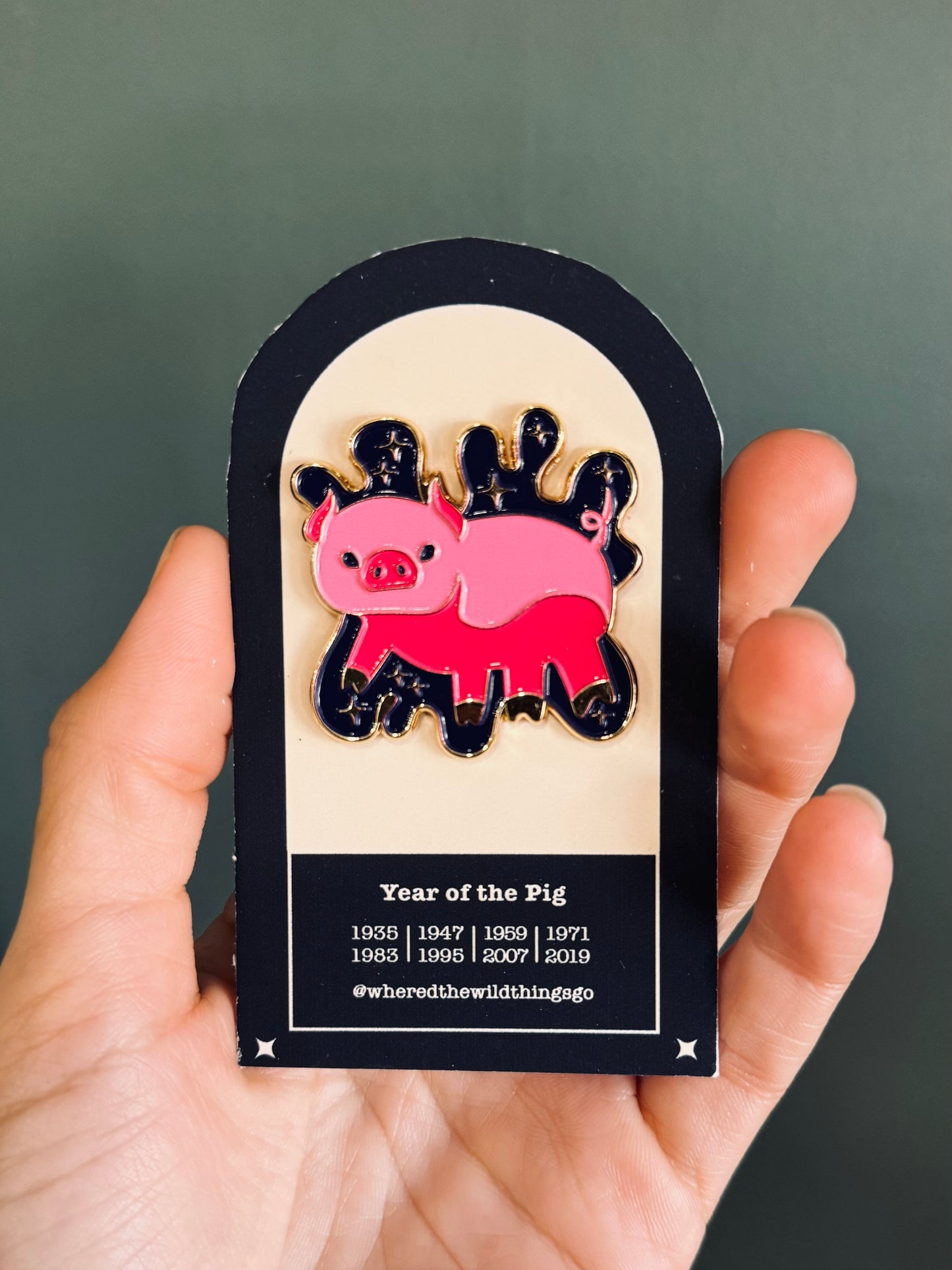 Where'd The Wild Things Go Year of the Pig Pin