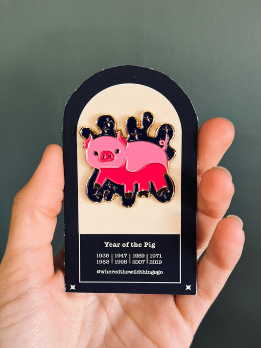 Where'd The Wild Things Go Year of the Pig Pin