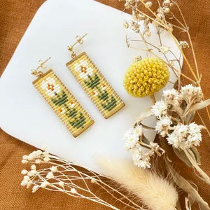Ferro + Fawn Beaded Golden Hour Earrings