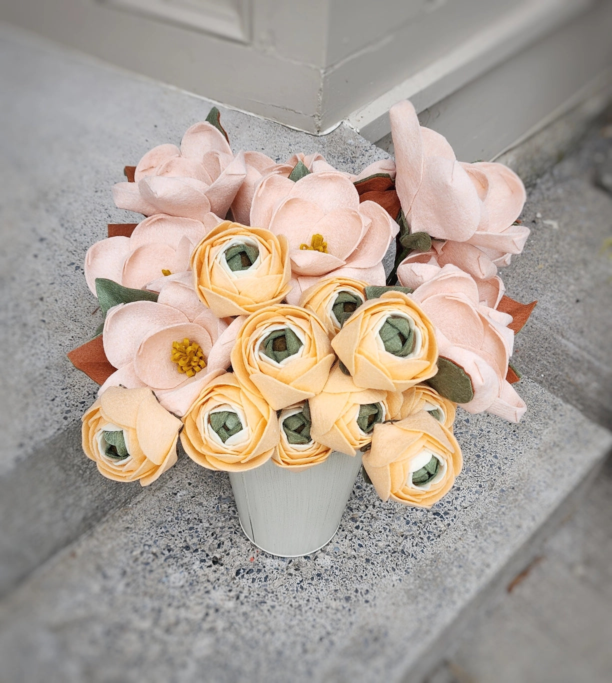 Madymae Felt Florals Felt Ranunculus