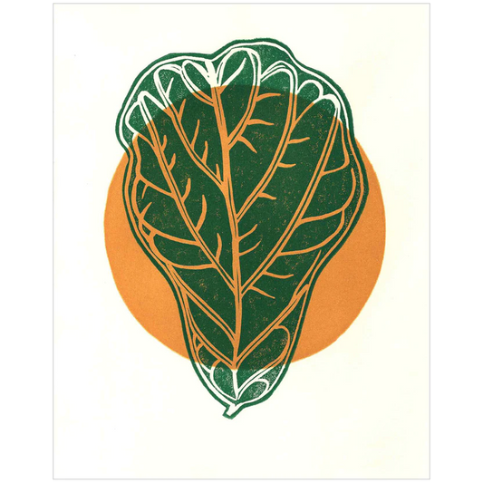 Little Green Press ATX Fiddle Leaf Fig Halo Jungle Prints