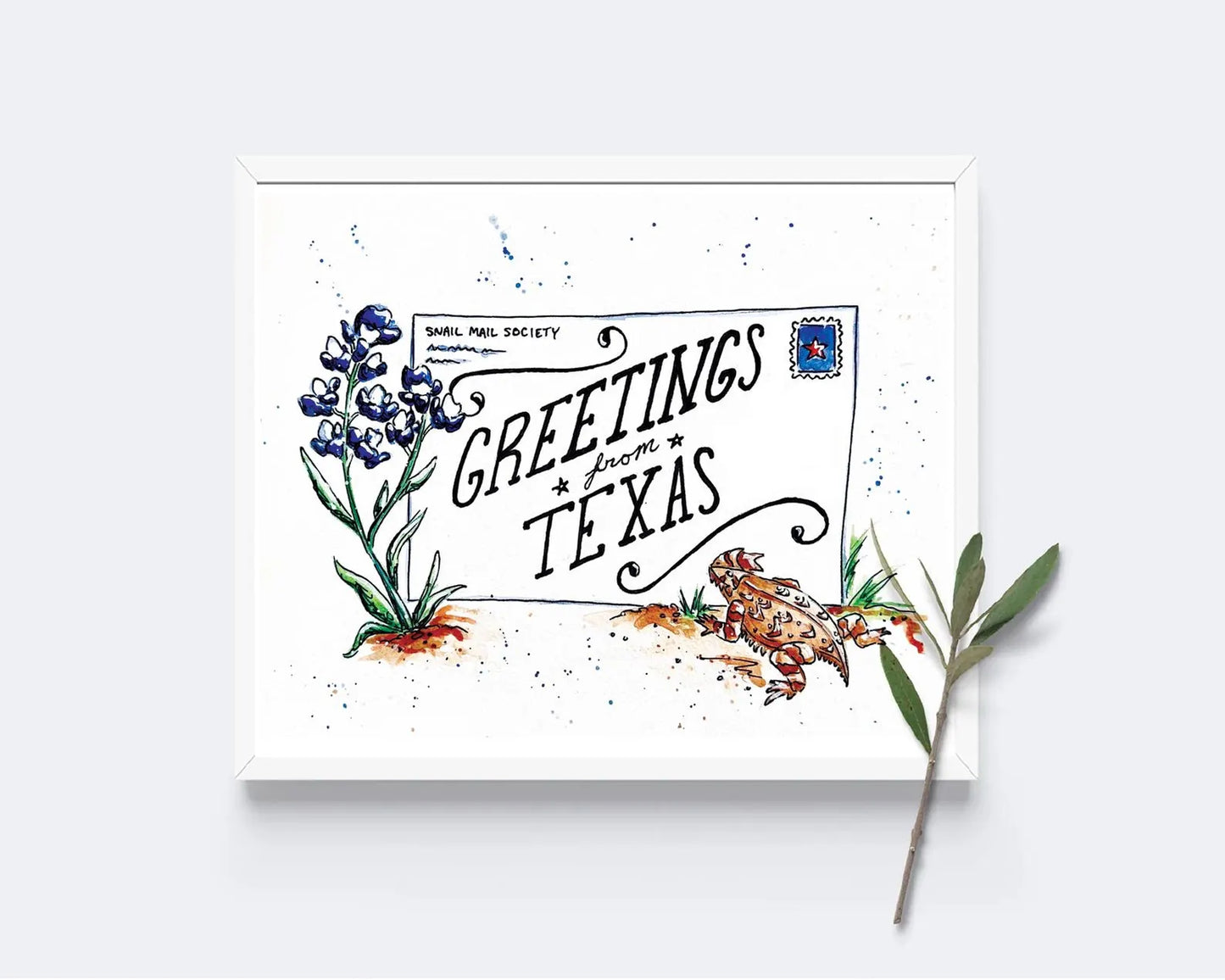 Where'd The Wild Things Go Greetings From Texas Print