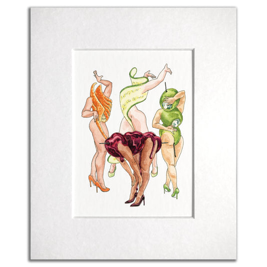 Maridad Studio Garnish Gorls Print